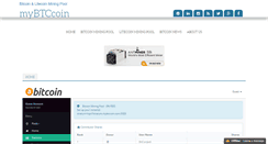 Desktop Screenshot of mybtccoin.com